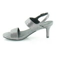 thumbnail image 2 of Kenneth Cole Reaction Dee Two Band Women's Heels Pewter Size 8.5 M, 2 of 8