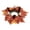A, variant on Fall Candle Ring Small Wreath Artificial Maple Leaves Pumpkin 10.2” for Thanksgiving Halloween Autumn Harvest Festival Farmhouse Table Decor Gift-A