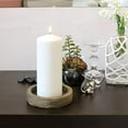 thumbnail image 3 of Stonebriar 80 Hour Long Burning Unscented Pillar Candles, 3x8, White, 3 of 9