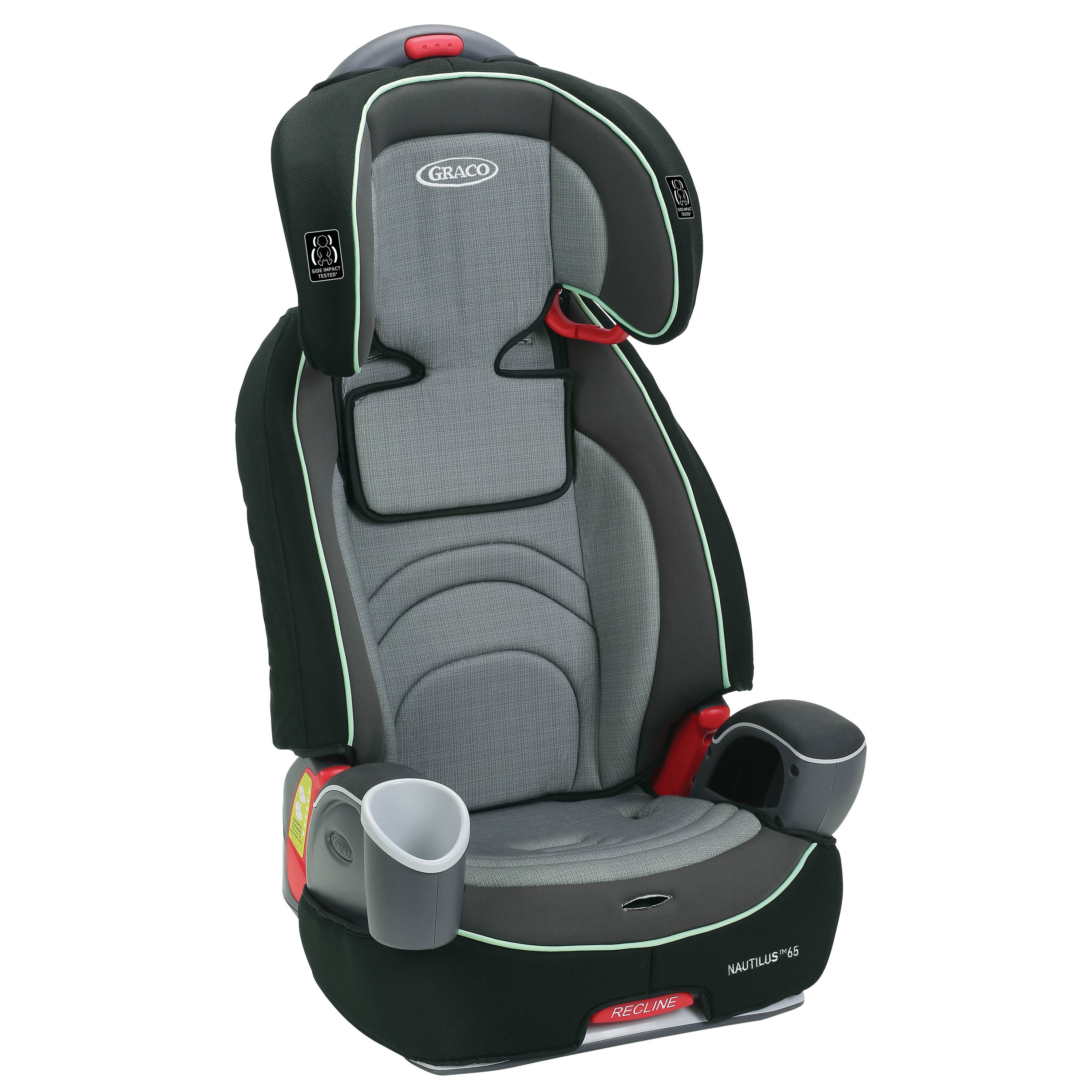 Graco Nautilus 65 3-in-1 Harness Booster Car Seat, Landry Lime - image 3 of 8