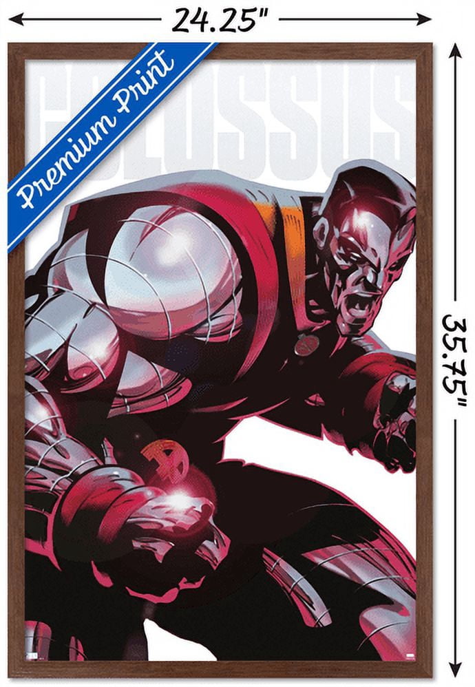 Marvel Comics - Colossus - Classic Wall Poster, 22.375" x 34", Framed