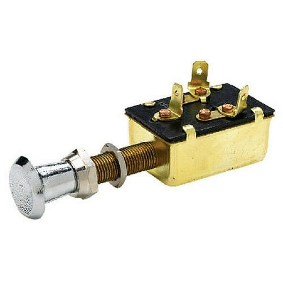 Heavy Duty 3 Position Off / On 1 / On 1 and 2 Push and Pull Switch for Boats