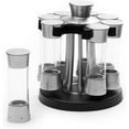 thumbnail image 1 of KitchenArt Spice Rack, Elite Auto-Measure Spice Carousel, 8 Spice Jars, Silver, 1 of 6