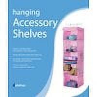 Whitmor 5 Shelf Hanging Polypro Non-Woven Sweater Shelves - Closet Organizer - Pink - Adult Use