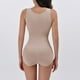 thumbnail image 4 of Body moldeador de cuerpo para mujer, color sólido, tirantes ajustables para hombros, talla grande, ajustado, levanta y moldea la cadera, mono con escote pronunciado, moldeador de nailon para mujer., 4 of 9