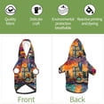 thumbnail image 6 of Honeii Neon Shanghai Cityscape Night Print Small Dog Hoodies Pet Hooded Sweatshirts Fall Winter Puppy Cat Sweaters Warm Clothes for Small Dogs Outfits Costume-Medium, 6 of 7