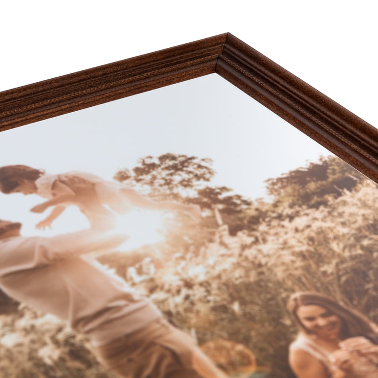 ArtToFrames 13x32 inch Walnut Picture Frame, Brown Wood Poster