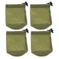 thumbnail image 1 of GOOHOCHY Bolsa impermeable para guardar ponchos (4 unidades), de nailon resistente con cordón ajustable, organizador compacto para ropa de lluvia, ideal para camping, senderismo y kits de emergencia., 1 of 8