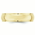 thumbnail image 2 of Primal Gold 10 Karat Yellow Gold 6mm Half Round with Edge Band Size 4.5, 2 of 6
