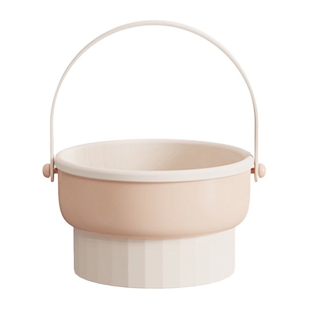 Herramienta lavado cepillo cosmético Caja limpieza 3-en-1 Cimpilidad seca Polvo W () Blanco