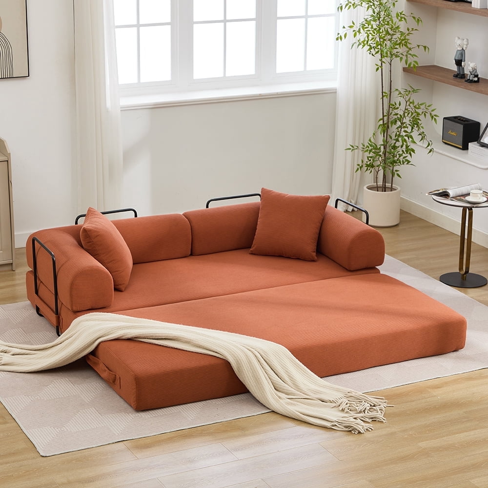 Aukfa 2-in-1 Convertible Couch Bed - Sleeper Sofa - Walmart.com