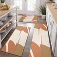 thumbnail image 2 of Brown Boho Geometric Pattern Kitchen Rugs Sets Of 3,Kitchen Runner Rugs Non Skid Washable,Decorative Kitchen Floor Mats for Kitchen,Sink,Laundry,17"x30"+ 17"x47" + 17"x59", 2 of 6