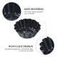 thumbnail image 4 of OULII 12Ud Reutilizables Para Tartas Y Cupcakes En Acero Negro Para Hornear, 4 of 7