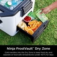thumbnail image 4 of Ninja FrostVault 30-Qt Hard Cooler with Cold Dry Zone, Integrated Fridge-Temp Dry Storage Drawer, Premium Heavy-Duty Insulated Cooler, Keeps Ice for Days, FB131WH Cloud White, 4 of 9