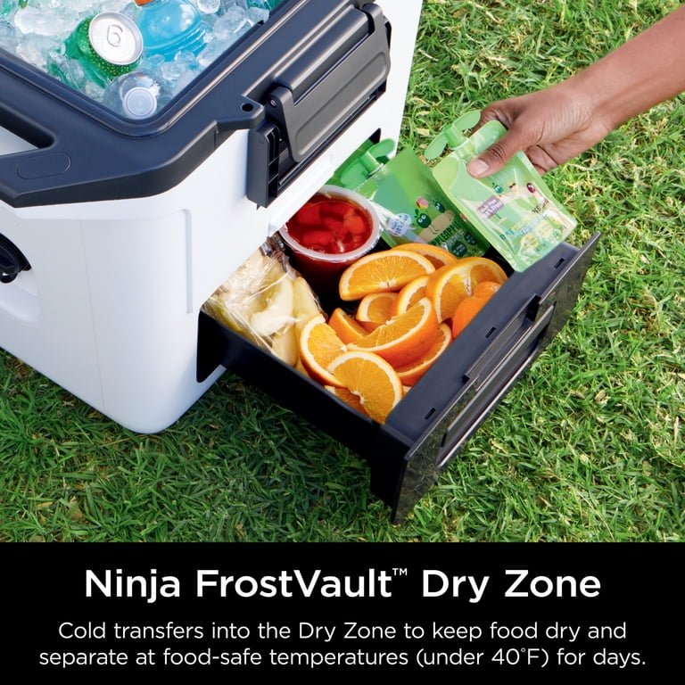 Ninja, Hard Cooler, FB131WH 30 Qt, Cold Dry Zone Keeps Ice for
