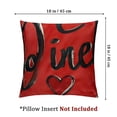 thumbnail image 4 of nygtbtfer Pillow Covers Farmhouse Buffalo Plaids Throw Pillow Red Heart Truck Cushion Cover for Home Couch Sofa Wedding Anniversary, Set of 2 White, 4 of 7