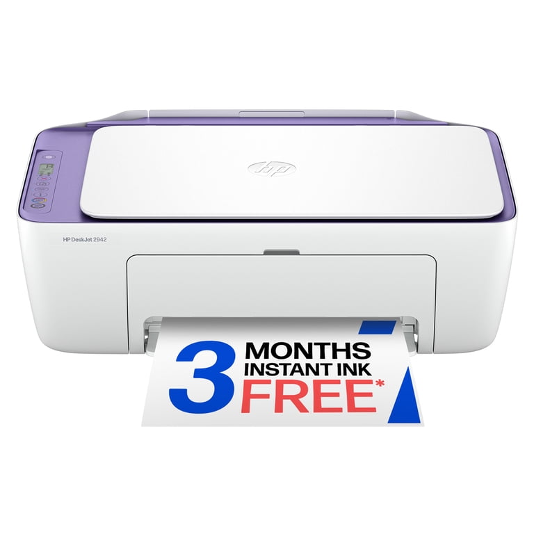 HP DeskJet 2942 Wireless All-in-One Color Inkjet Printer, Scanner