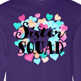 thumbnail image 4 of Inktastic Sister Squad Hearts Long Sleeve T-Shirt, 4 of 5
