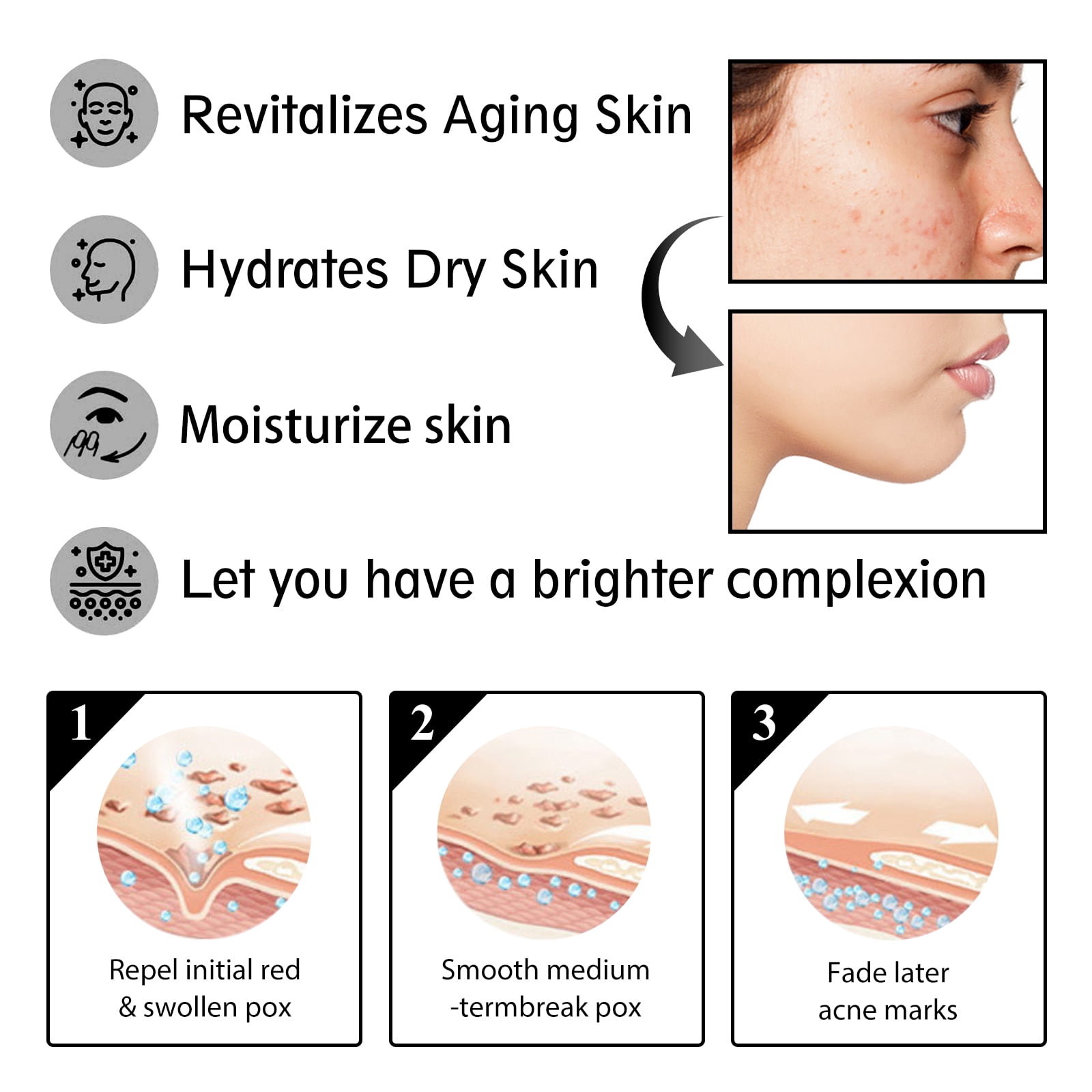 Alvantor Snail Mucin Face Moisturizer, Lightweight Daily Cream for Soft Glowy Skin, 3.52 fl oz