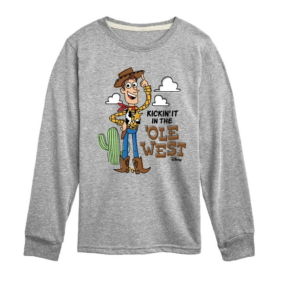 Toy Story - Kicking It In The Ole West - Toddler & Youth Long Sleeve Graphic T-Shirt