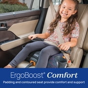 Chicco GoFit ClearTex Plus Backless Belt-Positioning Booster Car Seat, LATCH Attachment Plus Quick-Release - Static (Black), New