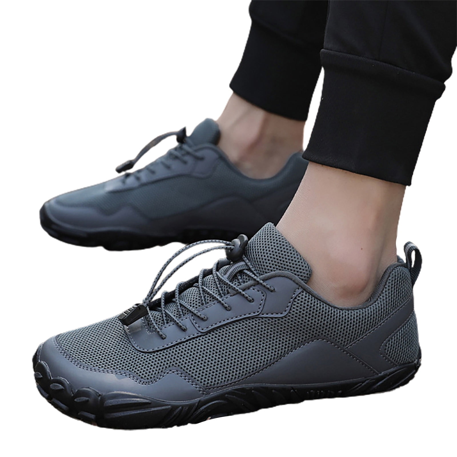 Gubotare Womens Athletic Shoes Hike Footwear Barefoot Shoes, Pro Barefoot Shoes Women Men, Athletic Hiking Shoes (Grey,8.5)