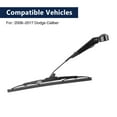 thumbnail image 2 of Unique Bargains Black Rear Windshield Wiper Blade Arm Set 285mm 11 Inch for Dodge Caliber 08-17, 2 of 6