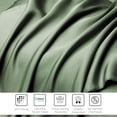 thumbnail image 6 of California King Tencel Lyocell Sheets Set - Cooling, Silky Soft Eucalyptus Bed Sheets, Deep Pocket 16", Moisture Wicking, 6 of 17