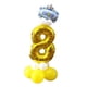 thumbnail image 2 of 16 Unids / Set Números Dígitos Niño Papel de Aluminio Globo de Helio 32 Pulgadas Decoración de de Cumpleaños Numero 8, 2 of 5