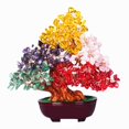thumbnail image 4 of Feng Shui Adornos Chinos Dinero Árbol de Resina Decoración para Oficina Símbolo de Prosperidad Cinco colores Yotijar Lucky Gem Tree, 4 of 10