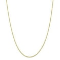 thumbnail image 3 of The Black Bow 1.5mm, 10k Yellow Gold Diamond Cut Solid Rope Chain Necklace, 28 Inch, 3 of 9