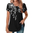 thumbnail image 2 of ATENAR T Shirts for Women Breathable Shirts Fashion Casual Tops Multicolor XL, 2 of 7