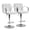 White, variant on edx Bar Stools Set of 2 with PU Leather, Swivel High Back Bar Stools with Handles for Kitchen Island, Gray