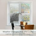 Window Privacy Film Decorative Window Clings 3D Window Decals Static