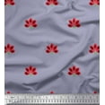 thumbnail image 1 of Soimoi Poly Georgette Fabric Artistic Floral Printed Fabric 1 Yard 52 Inch Wide, 1 of 5