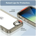 thumbnail image 6 of Jiahe Cover for for iPhone SE 2022 & 2020, iPhone 7, iPhone 8 Case, Shockproof Military Grade Clear Protective Hard Back Case, Slim Protection Bumper Cover for Girls Women Men, Gray, 6 of 6