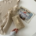 thumbnail image 3 of Vacation Travel Straw Woven Purse Women Mini Shoulder Crossbody Phone Bag Beige, 3 of 10