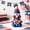 BLUETHREE, variant on 4th of July Mini Gnome Ornaments,Miniature Independence Day Patriotic Gnomes Decoration,Memorial Day Decor Stars and Stripes Gnomes Figurines for Party Gifts Home Table Decorations