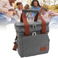thumbnail image 1 of Lunch Bag, Grey Lunch Cooler Box Thermal Waterproof  For Picnic, 1 of 8