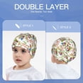 thumbnail image 6 of Rateoe Birds And Flowers Kids Beanie Warm Knit Beanie Hats Boys Girls Winter Hat Soft Slouchy Hats for Kids, 6 of 7