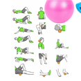 thumbnail image 2 of Conjunto de suministros de Yoga Soidarity 9 Uds pelotas de Yoga bandas de resistencia ladrillos de Yoga Accesorios de Fitness para gimnasio en casa Azul, 2 of 6