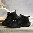 thumbnail image 5 of Willtoo Snow Boots for Women,Platform Winter Boots Warm Sneaker,Hiking Shoes Waterproof with Lace Up Black, 5 of 6