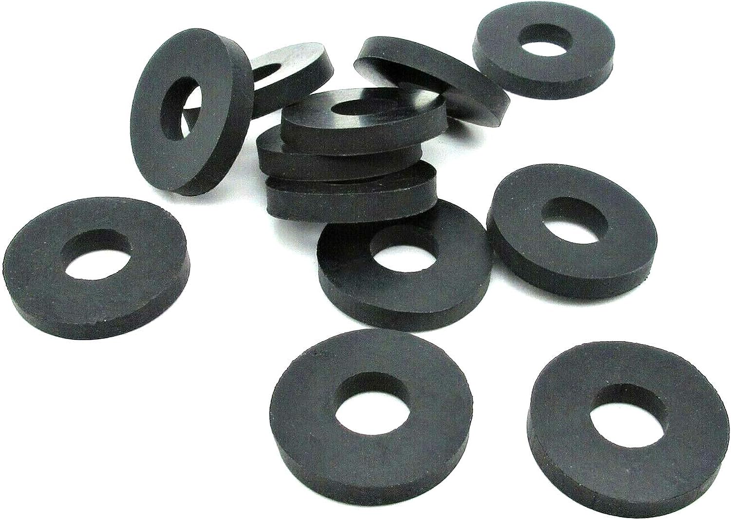 Black Rubber Washer Large Rubber Washers 1 1/2" OD X 3/4" ID X 3/16