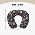 thumbnail image 5 of Xecao Japanese Sushi Hashi Print Memory Foam Cervical Neck Pillow Versatile U-Shaped Pillows for Home,Office,Camping,Travelling,Soft Washable Cover, 5 of 8