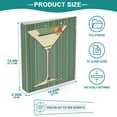thumbnail image 3 of FORMRS 3 Ring Binder 1.5 inch with Pockets Set of 2 Clip Board 200 Sheets Capacity, Martini Olive, 3 of 8