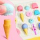 thumbnail image 4 of Borrador de postre ZHCH 16 piezas tema helado 20 x 15 x 1 cm, 4 of 5