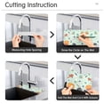 thumbnail image 5 of Yayeee Faucet Mat for Kitchen Sink 14.7" Diatomite Long Splash Guard Pad, Space Patterns, 2 Pack, 5 of 7