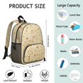 thumbnail image 6 of Lightweight School Bag for Daily Use, Cute Small Backpack for School Featuring Foodie and Funny Pizza Prints, Compact Travel Backpack, 6 of 6