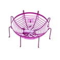 thumbnail image 2 of Plato decorativo de tela de araña, decoración de platos de dulces, accesorios de fiesta, estante de entrada de café para el hogar, soporte interior pa morado con soporte, 2 of 8