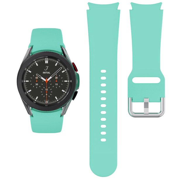 Correa de silicona de 20mm para Samsung Galaxy Watch 4 classic 46m 42mm Correa smartwatch pulsera deportiva Galaxy Watch 4 5 44mm 40mm banda Tan Jianjun unisex